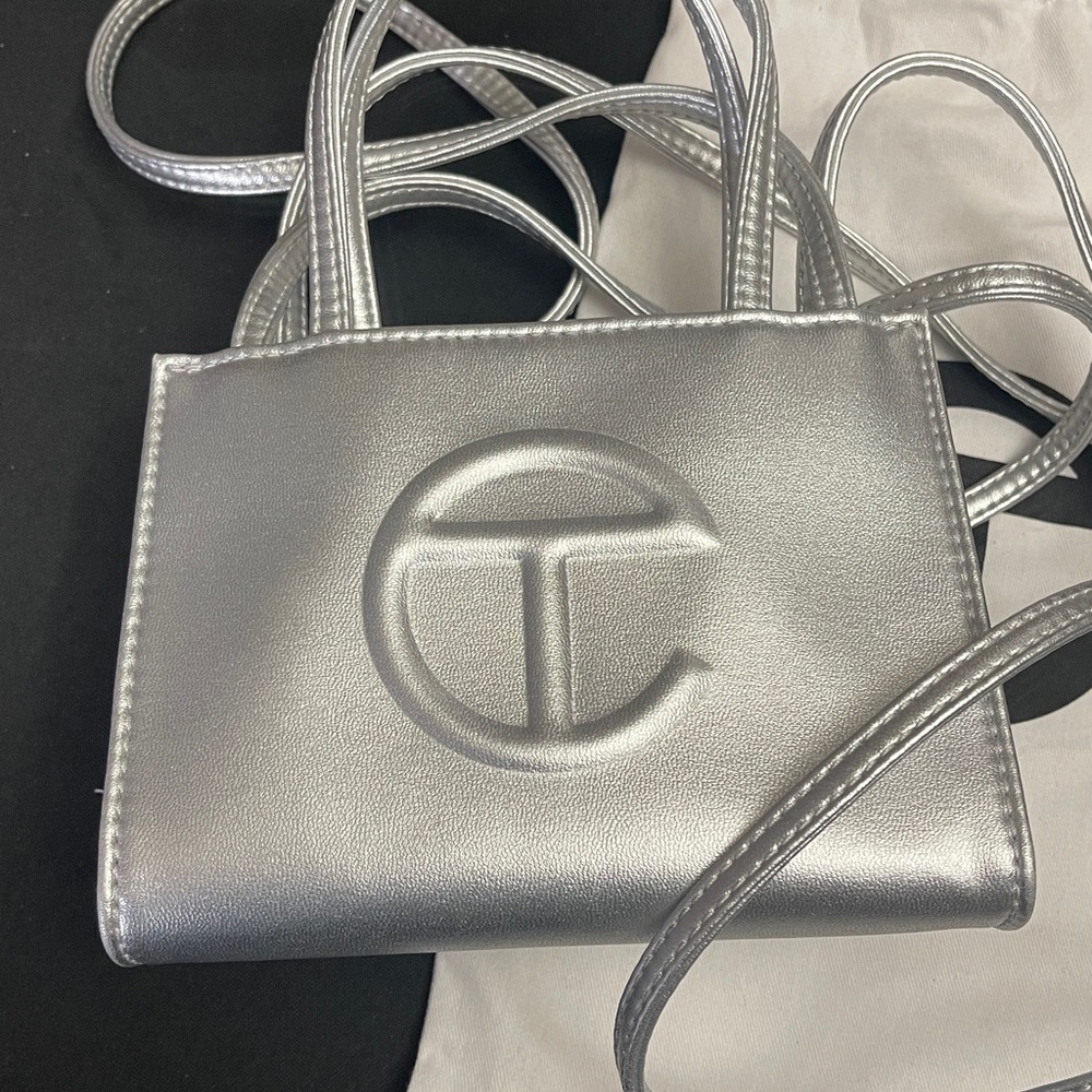 TELFAR Small Shopping Bag (Silver) - Picture 6 of 9